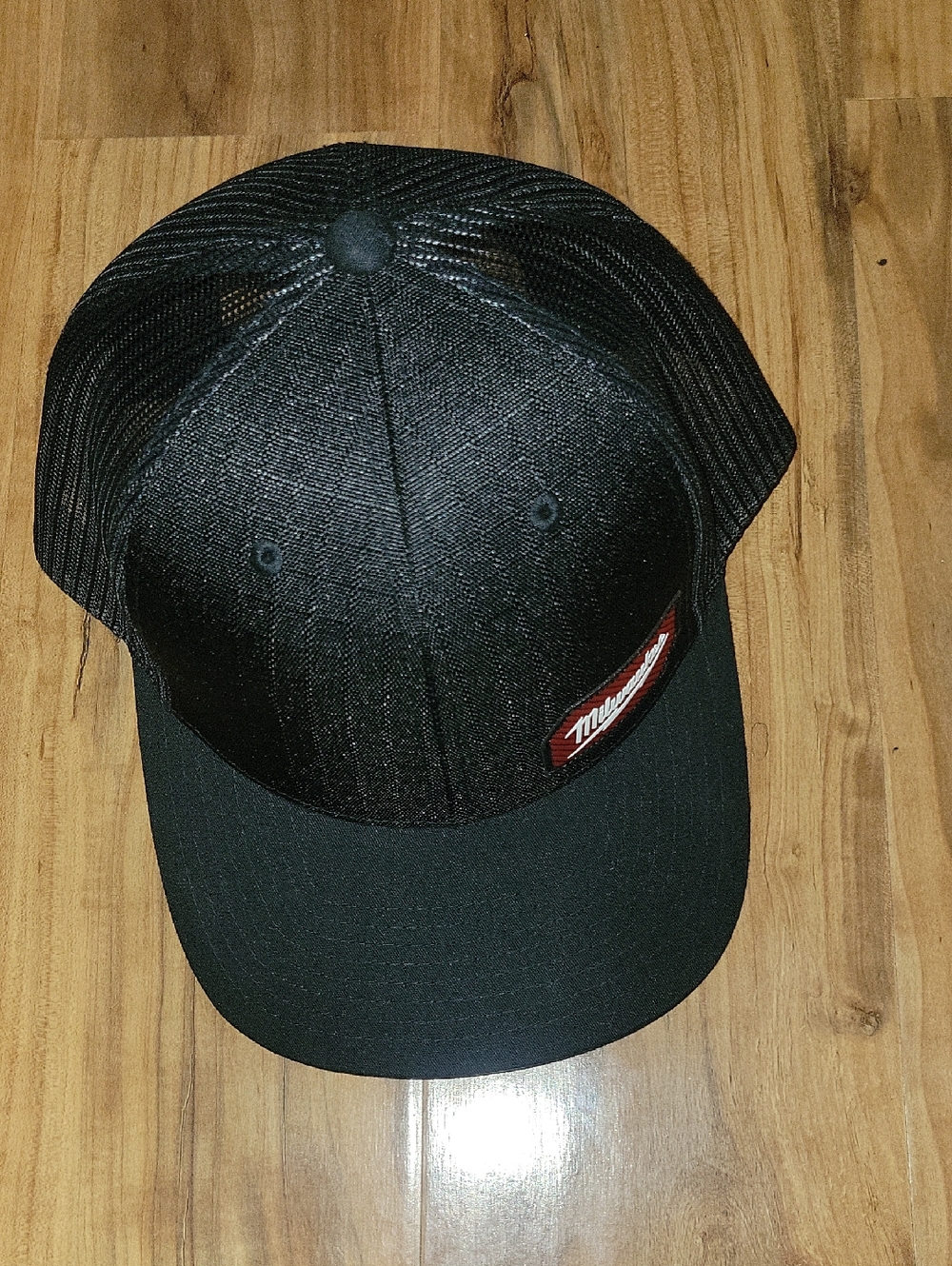 Milwaukee Black Mesh Back Trucker Cap